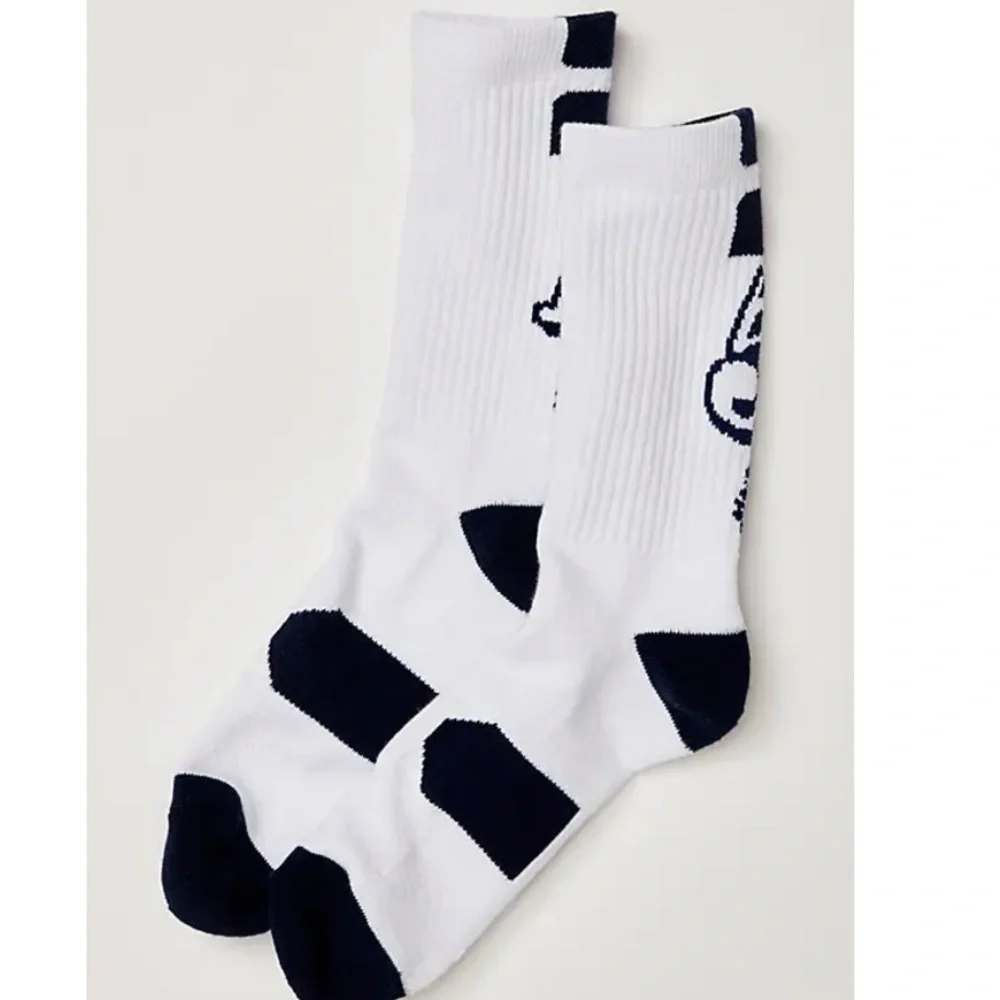 NWT Free People Lay Up Crew in Navy/White